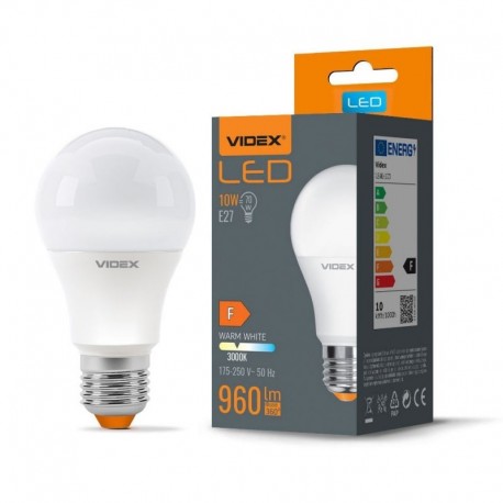 Videx VLE-A60e-10273 Źródło światła LED GLS 10W E27 960lm b. ciepła