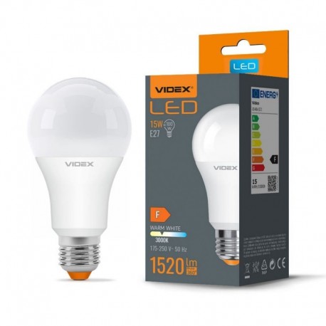 Videx VLE-A65e-15273 Źródło światła LED GLS 15W E27 1520lm b. ciepła