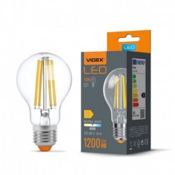 Videx VLE-A60F-10274 Źródło światła LED GLS 10W E27 filament 1200lm b. neutralna