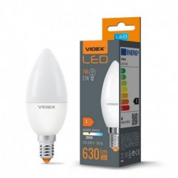Videx VLE-C37e-07143 Źródło światła LED świeczka 7W E14 630lm b. ciepła
