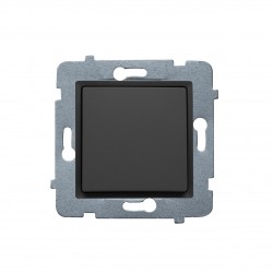 ROSA Łącznik pojedynczy (jednobiegunowy) bez ramki, kolor bazalt ŁP-1Q/M.BT